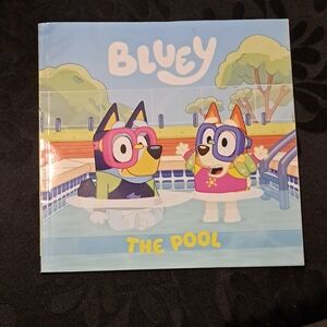 Bluey Kids Swim Rashguard - Pink and Green